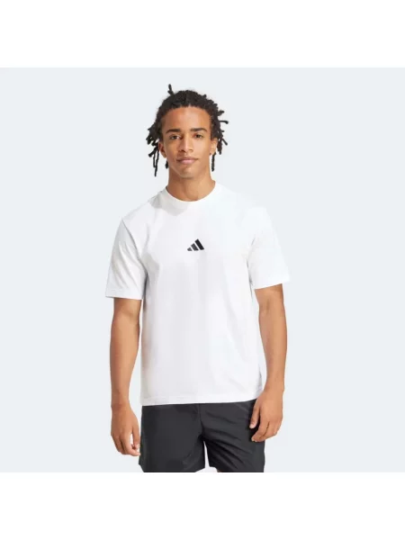 Koszulka Essentials Small Logo Single Jersey biała
