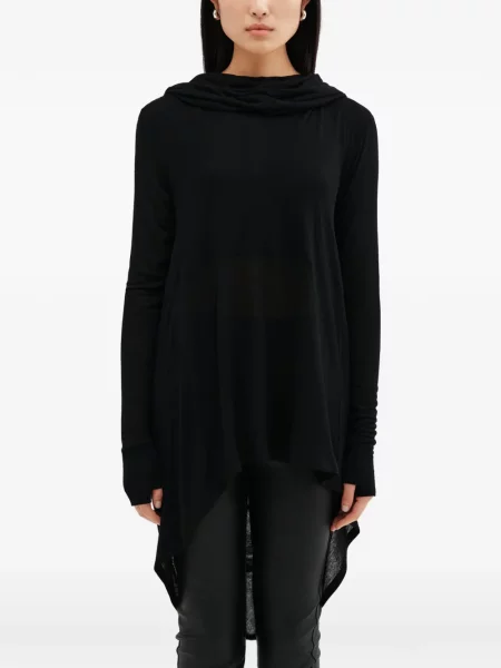 Tunika Marcella z kapturem czarna
