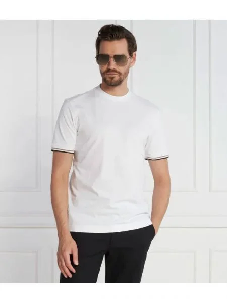 BOSS BLACK Tricou Thompson 04 alb