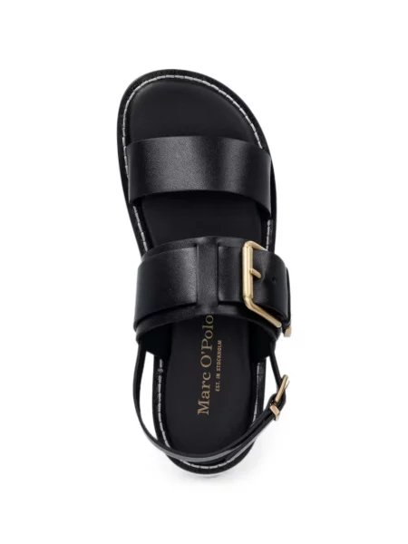 Sandale Marc O'polo din piele cu cataramă negru