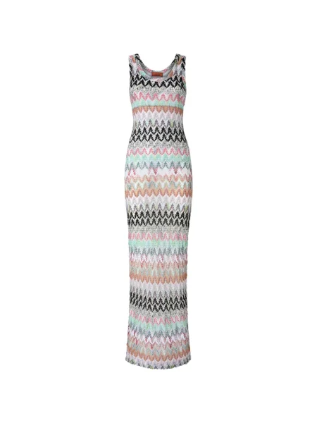 Rochie fără mâneci Missoni fără mâneci de costum alb