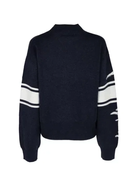 Golf pulover Malbon Golf albastru