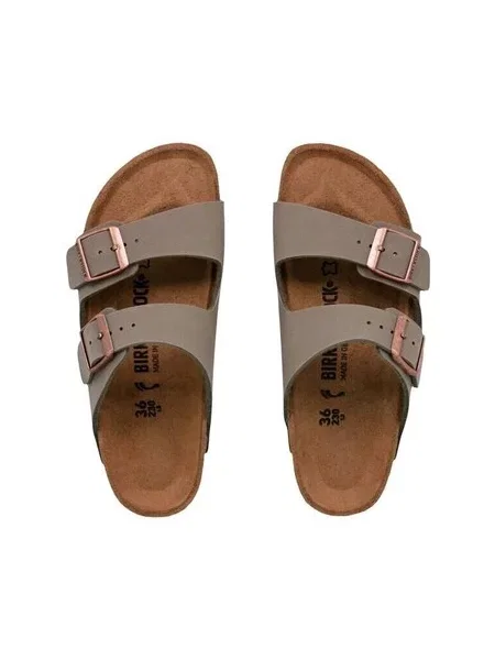Pantofle BIRKENSTOCK Arizona BFBC Narrov stone béžové