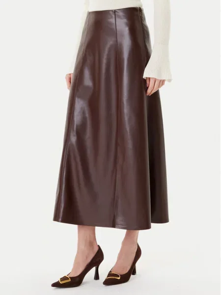 Simona Corsellini Krilo iz umetnega usnja rjava