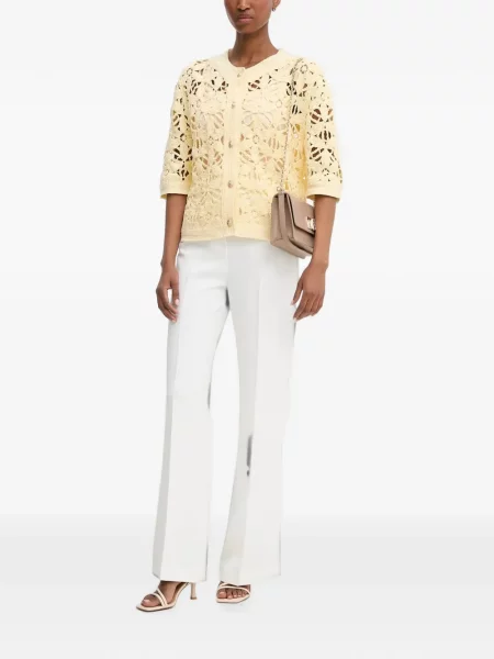 Cardigan Morgan tricotate galben