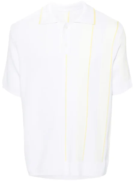 Polo Jacquemus alb