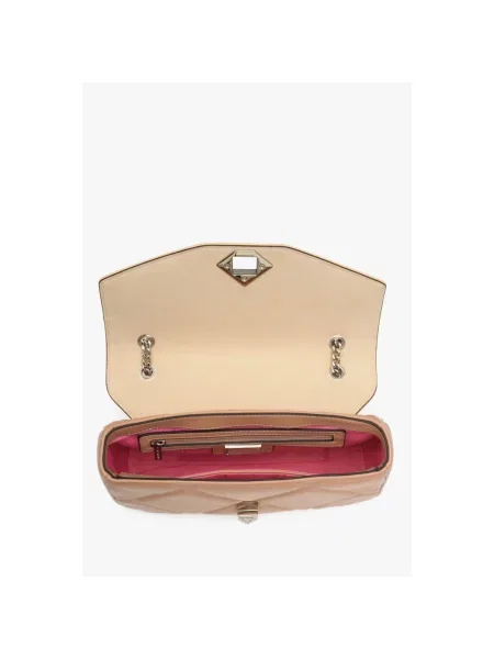 Кожаная сумка Cromia бежевая