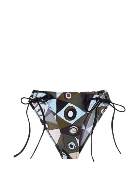 Reglabil bikini Pucci cu imagine verde