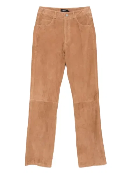 Spodnie Arma zamszowe brązowe