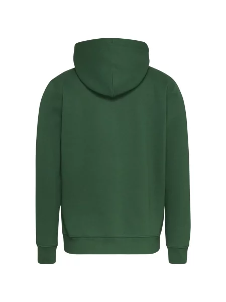 Bluza Tommy Jeans z nadrukiem wsuwana zielona