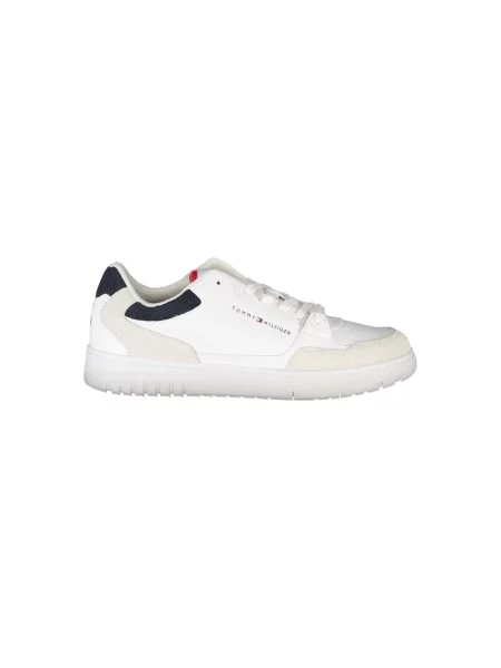 Trampki Tommy Hilfiger skórzane wiązane casual białe