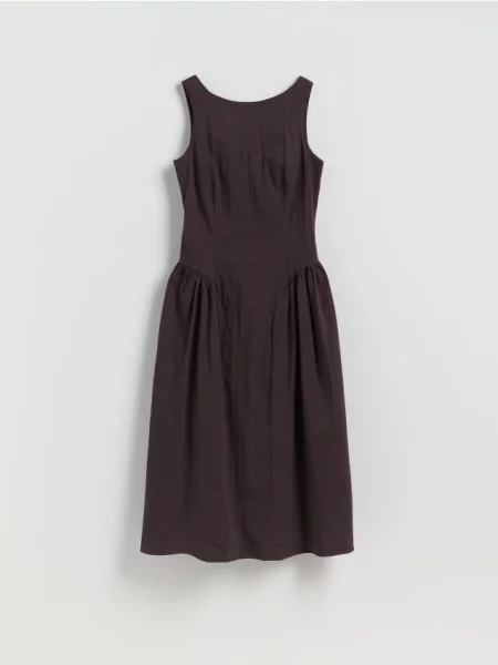 Reserved Rochie midi din maro