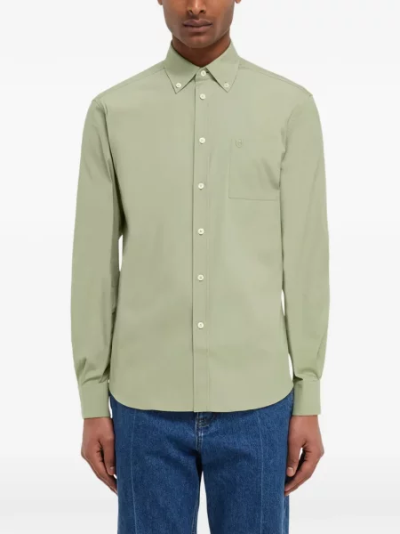 Риза Ferragamo зелено