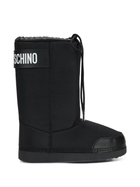 Botine Love Moschino cu imagine negru