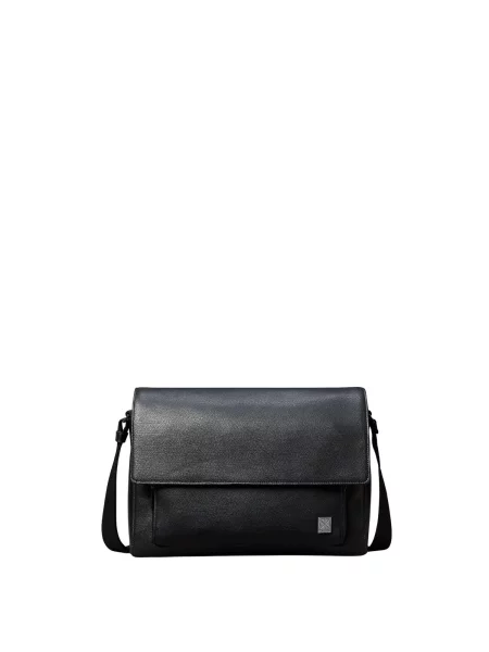 Calvin Klein Geantă crossover Emblem Hw Flap Messenger negru