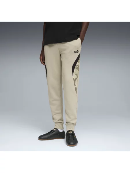 PUMA spodnie dresowe Camo Odzież S beżowy