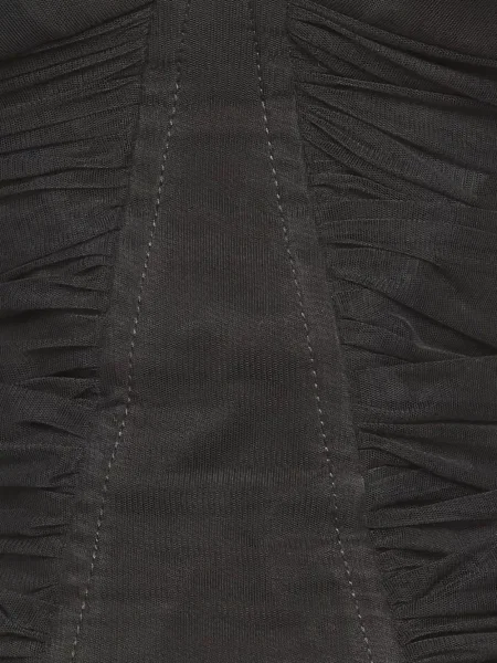 Rochie midi Dsquared2 cu volane negru