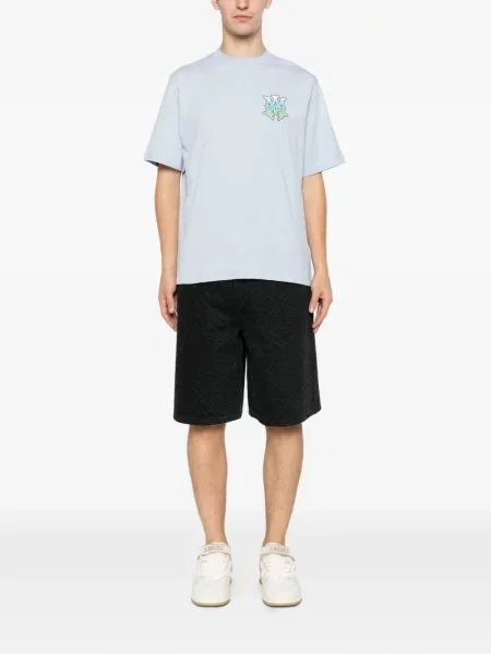 Tricou Amiri cu imagine albastru