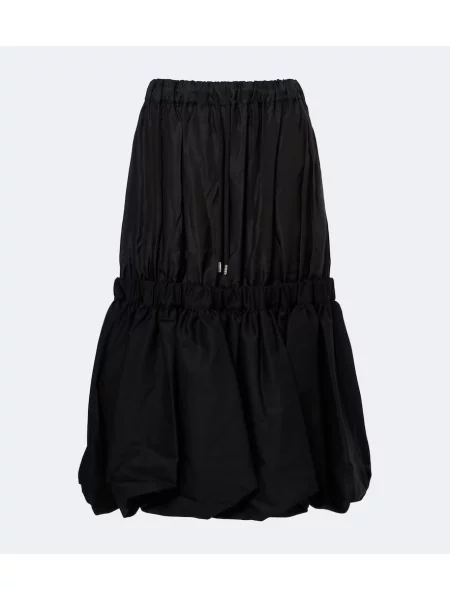 Fustă midi Noir Kei Ninomiya negru