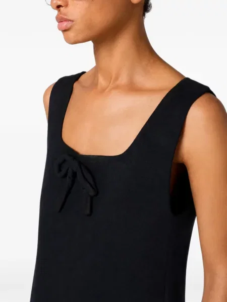 Ceruit rochie Miu Miu de lână negru