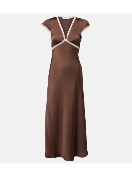 Rochie midi Faithfull maro