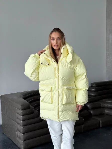 Зимова куртка Milirud нейлон/поліестер жовтий