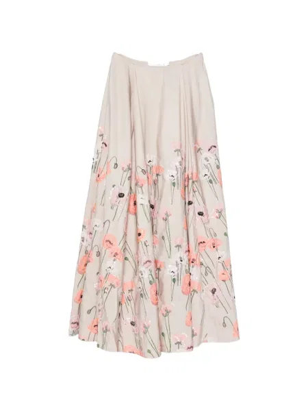 Fusta maxi Bernadette cu model floral