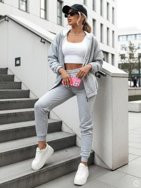 Komplet dresowy AMILIA PREMIUM Dstreet szary