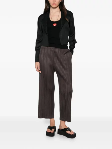 Pantaloni Pleats Please Issey Miyake gri
