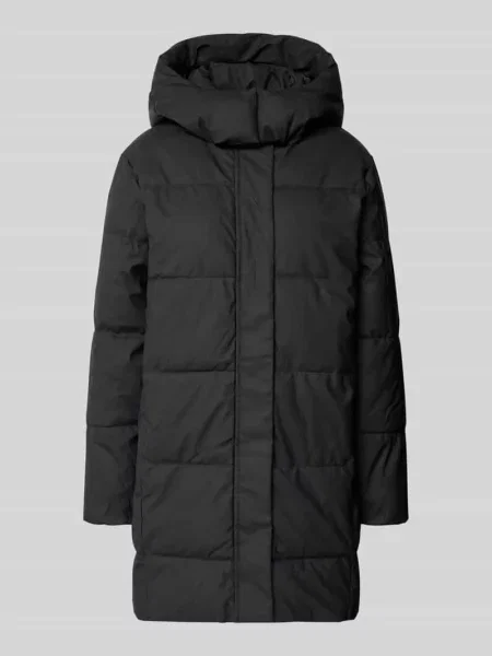 Płaszcz pikowany o kroju regular fit z kapturem model ‘GREATAKYLIE’ Vero Moda czarny