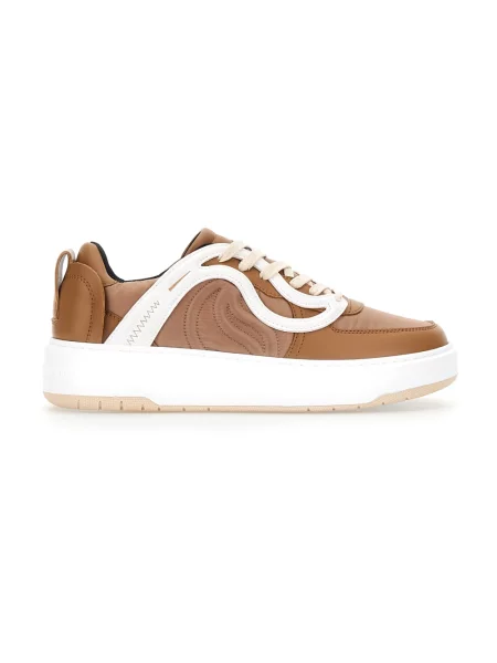 Sneakersy Stella Mccartney brązowe