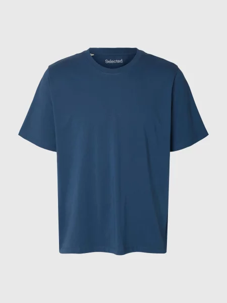 SELECTED Tricou bleumarin
