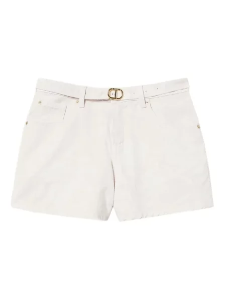 Pantaloni scurți Twinset alb