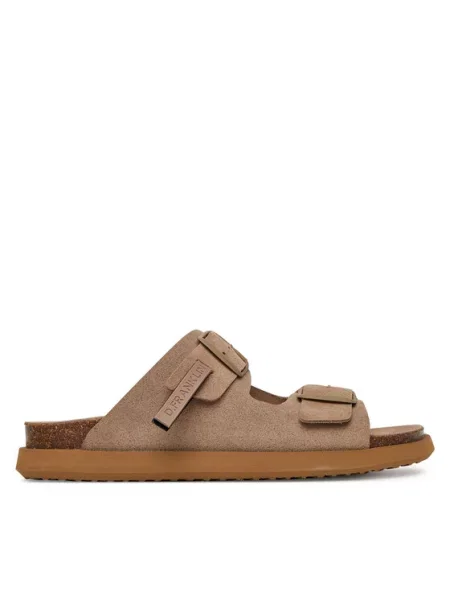 Шлепанцы D.franklin бежевые