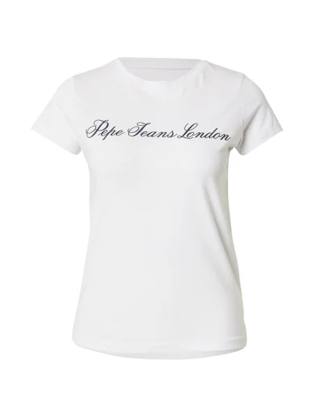 Pepe Jeans Tricou albastru marin alb