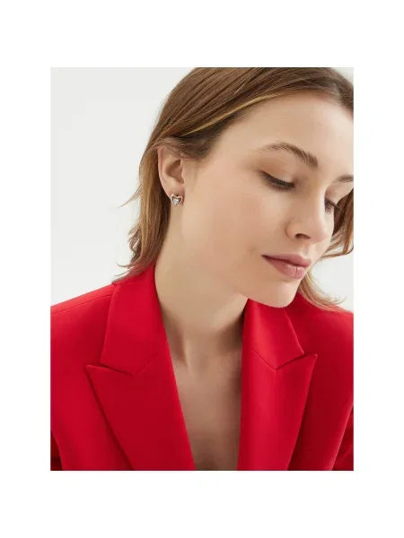 Обеци Guess сребристо