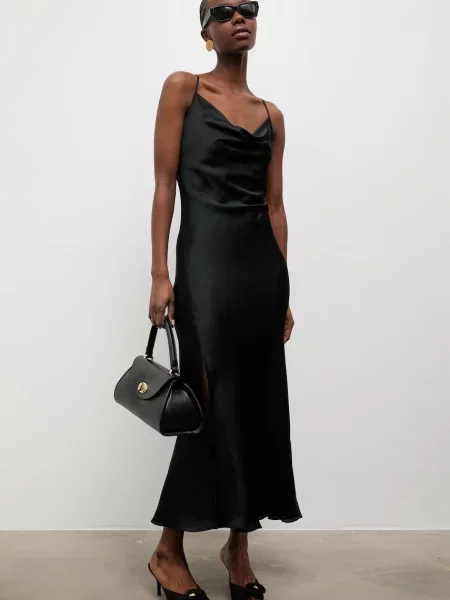 Answear.LAB rochie lenjerie intimă negru
