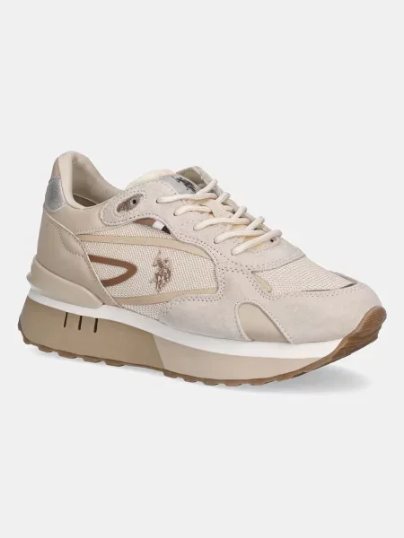 Маратонки U.S. Polo Assn. бежово