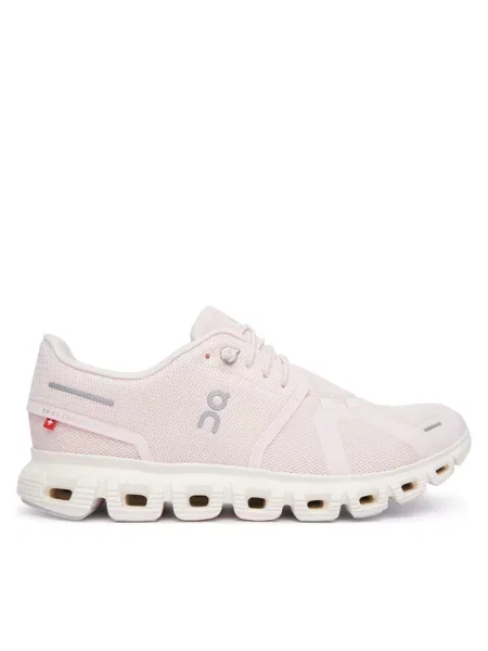 Buty On Cloud 6 salt/gardenia różowe