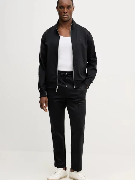 Michael Kors spodnie dresowe z aplikacją czarny