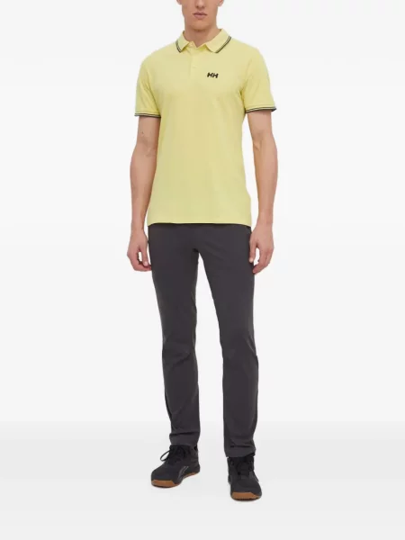 Tricou polo Helly Hansen cu autograf galben