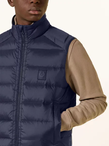 Belstaff Péřová Vesta Compound tmavě modrá
