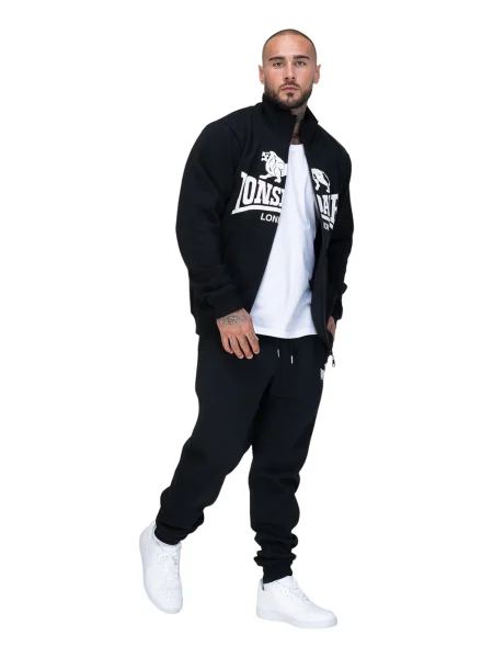 LONSDALE Hanorac Blencarn negru alb