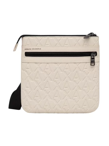 Armani Exchange saszetka beżowa
