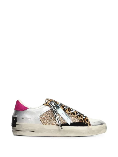 Sneakerși Crime London cu imagine cu model leopard