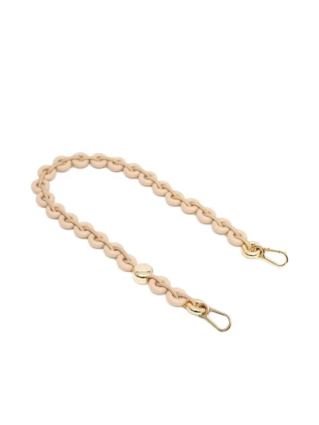 Кожена брошка Loewe златисто