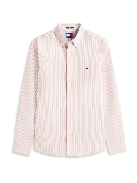 Tommy Jeans Košulja mornarsko plava / crvena / svijetlocrvena bijela