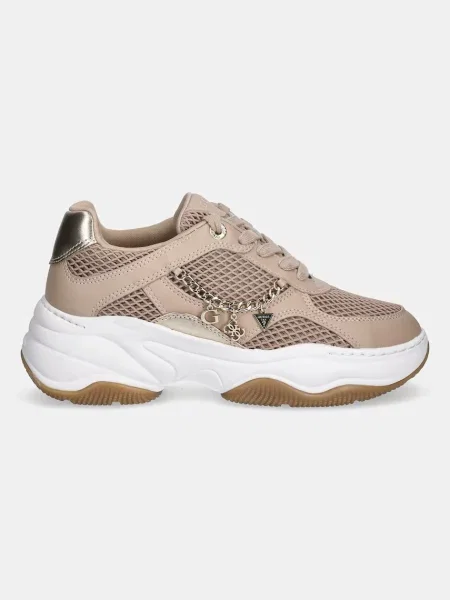 Guess sneakersy HARPAA FLPHAR beżowy