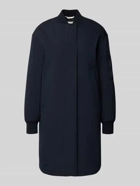 Marc O'Polo Krótki płaszcz Kobiety Sztuczne włókno jednolity 34 niebieski