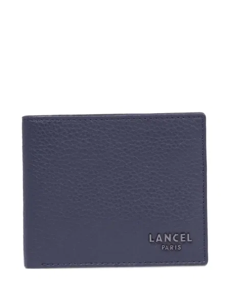 Кожено портмоне Lancel синьо